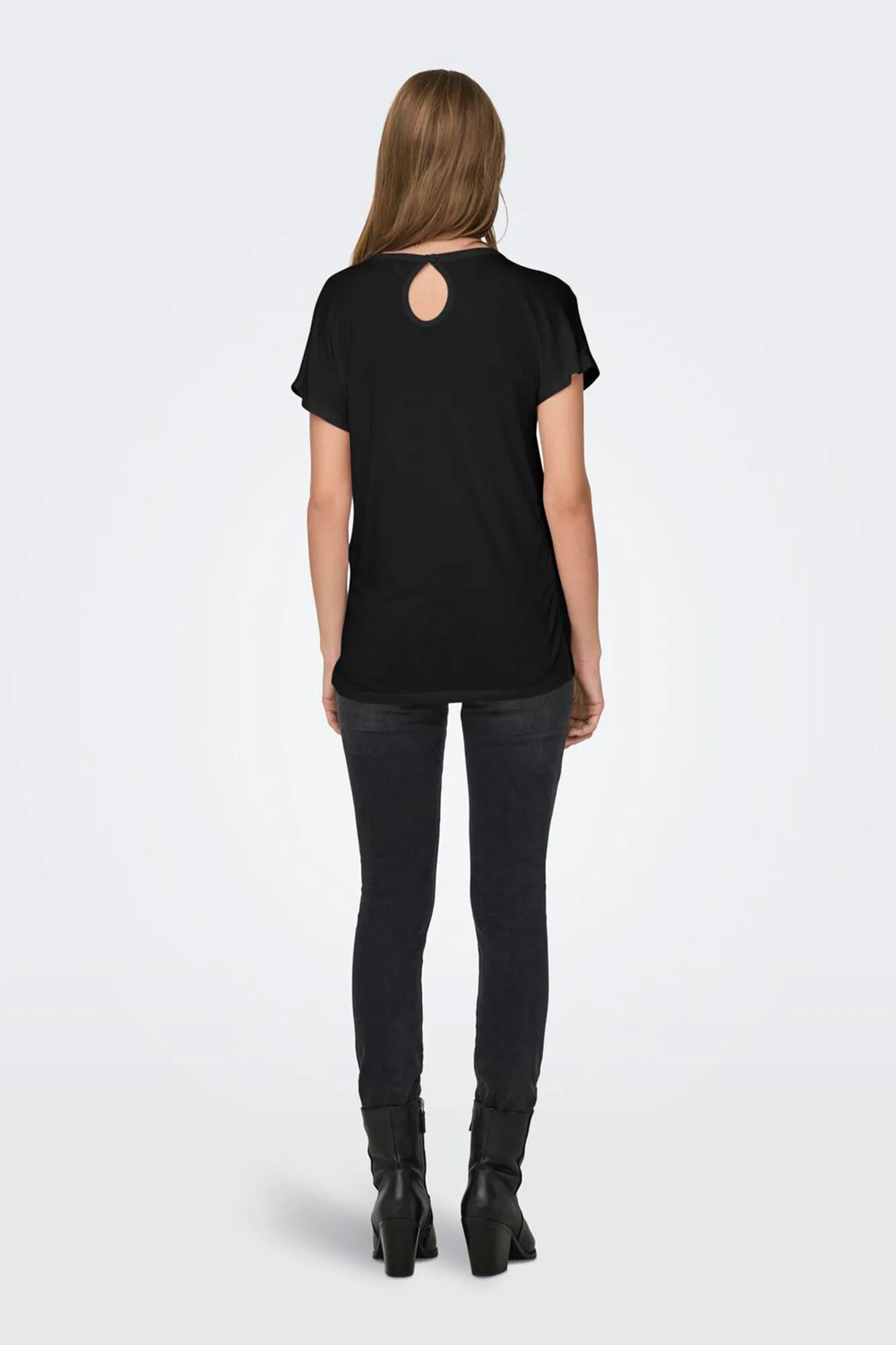 Only Camiseta fluida con dibujo frontal