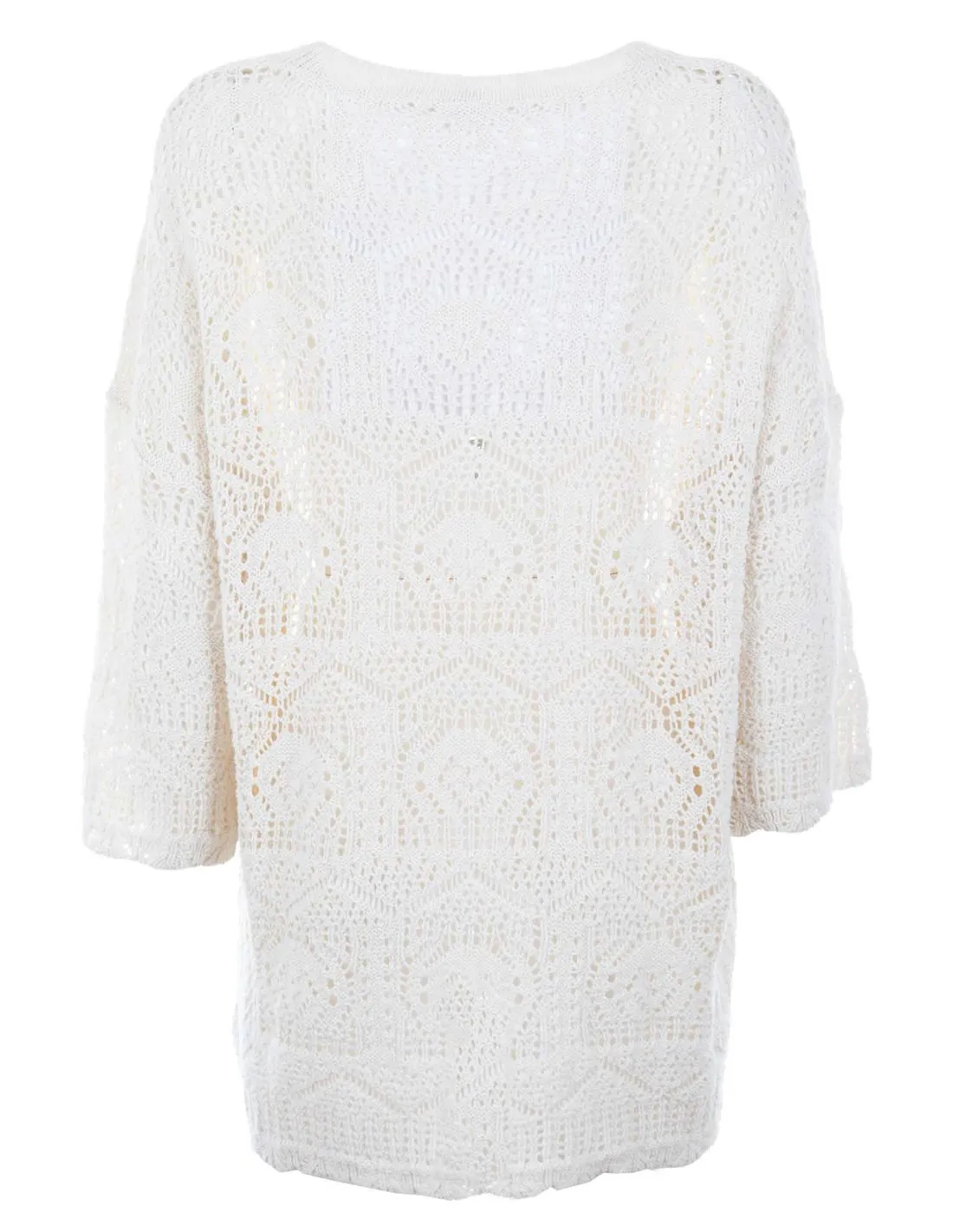 ONLY  JERSEY BLANCO ROTO ONLBEACHIE LIFE 15291566 MUJER
