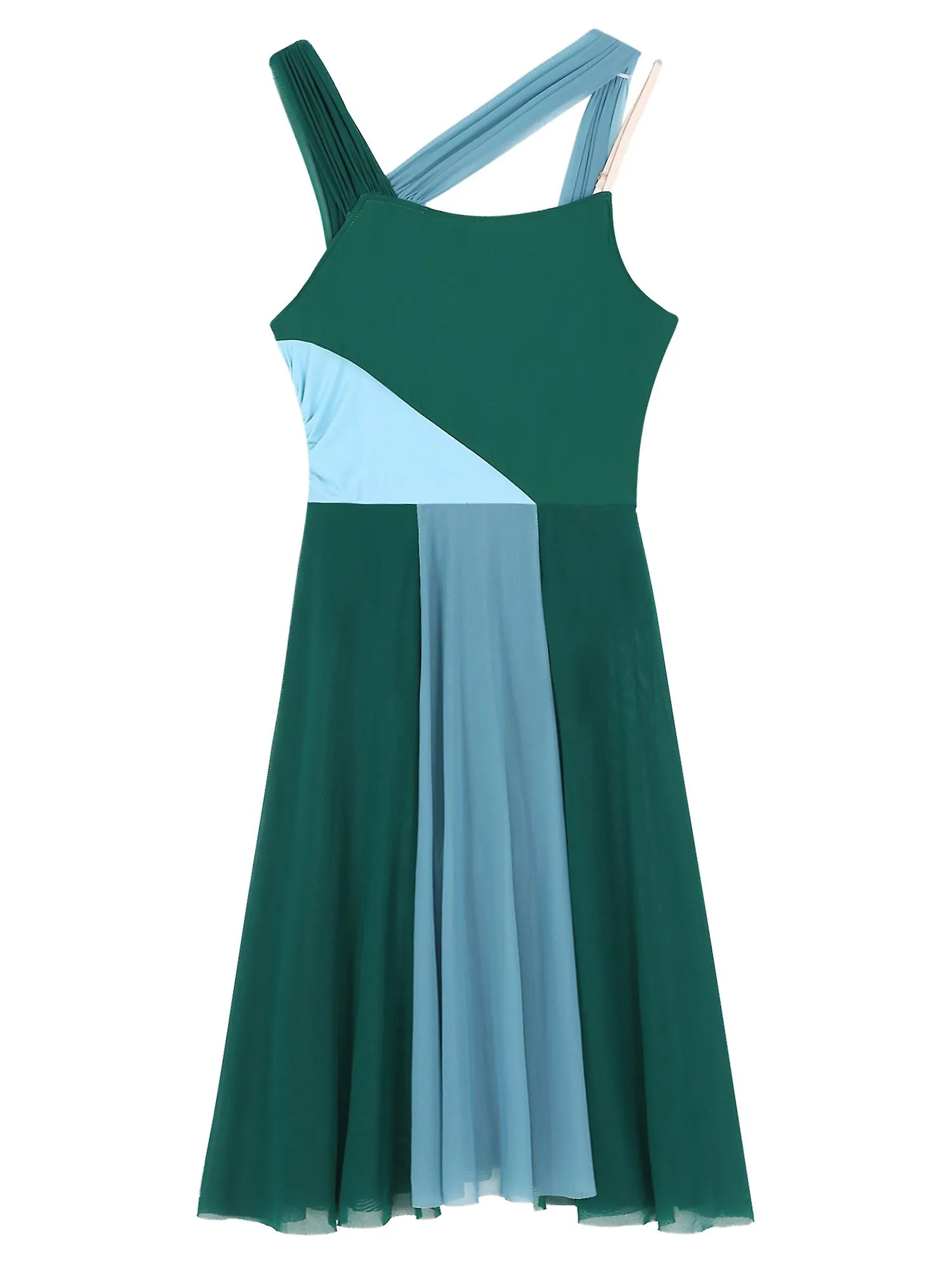 Otwoo Mujeres Ballet Femenino Leotardo Vestido Sin Mangas Bailarina Profesional Tutu Vestido Lírico Moderno Danza Contemporánea 