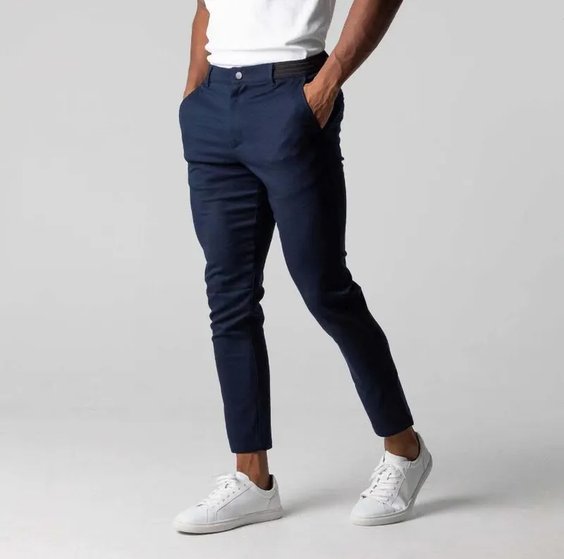 Pantalones de fitness para hombres Leggings de deportes al aire libre Fashion Casual elástico algado y elástico pantalones apret