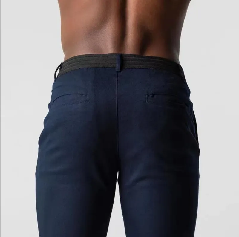 Pantalones de fitness para hombres Leggings de deportes al aire libre Fashion Casual elástico algado y elástico pantalones apret