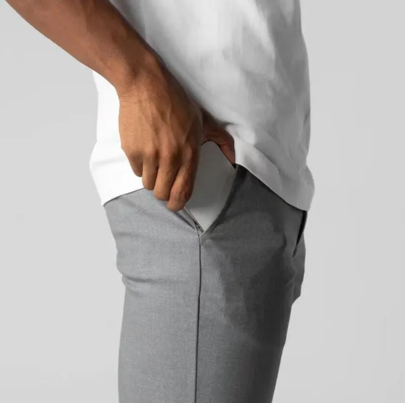 Pantalones de fitness para hombres Leggings de deportes al aire libre Fashion Casual elástico algado y elástico pantalones apret