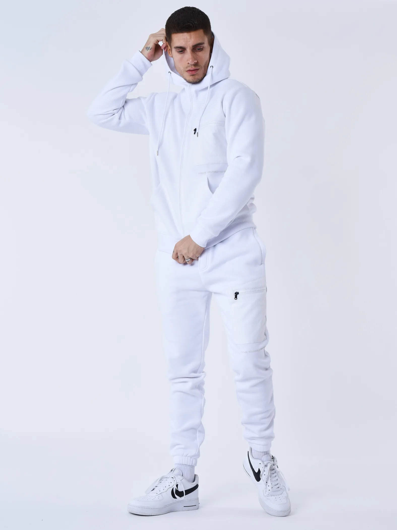 Pantalón de jogging con inserción bimaterial