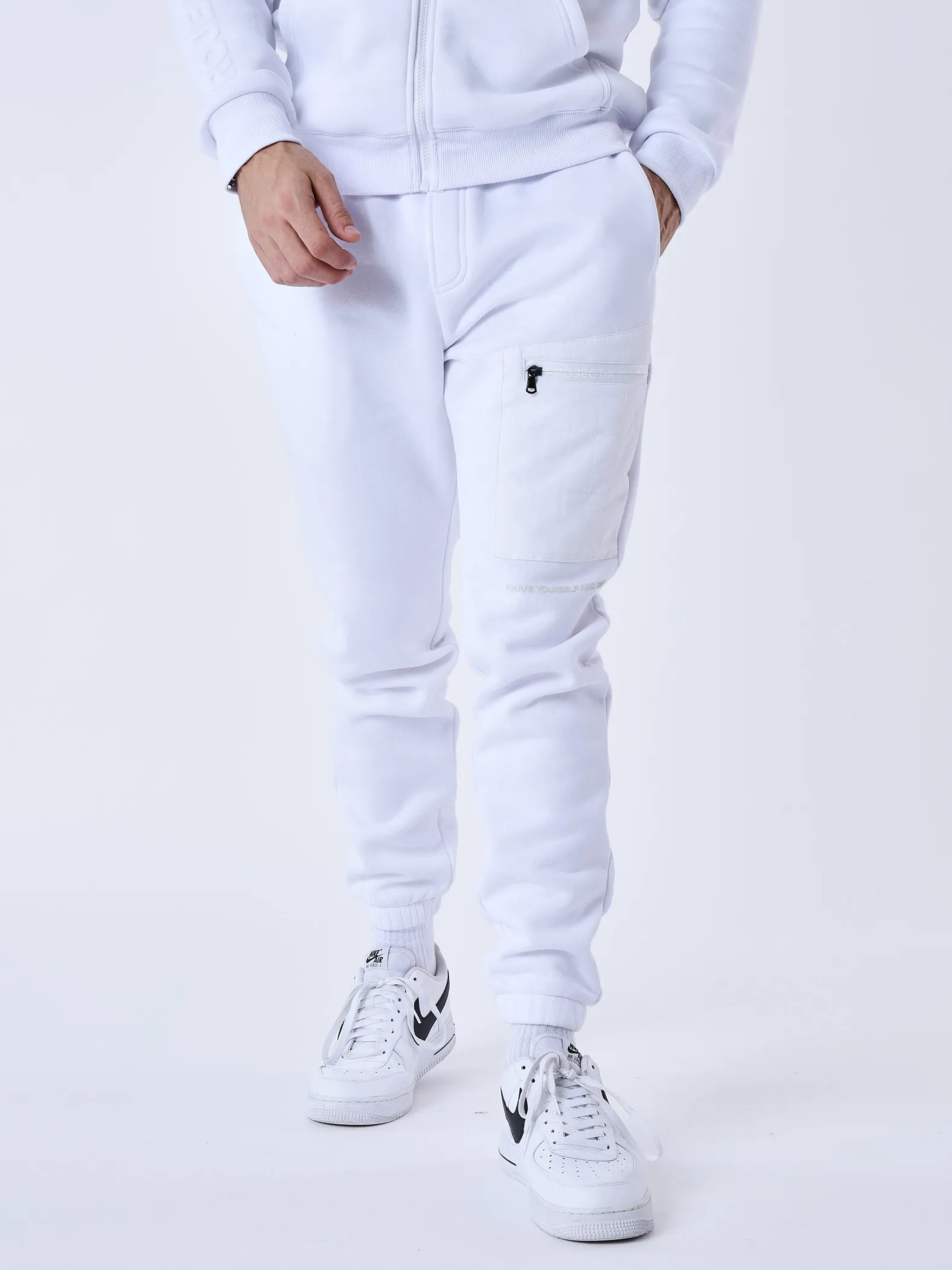 Pantalón de jogging con inserción bimaterial