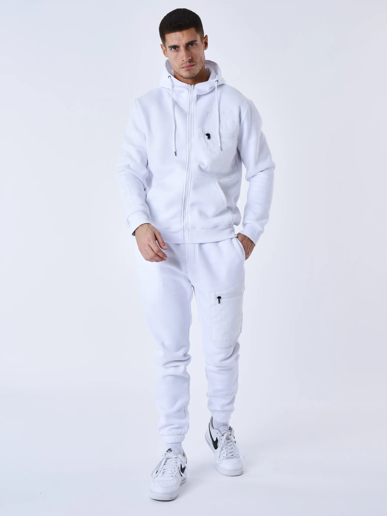 Pantalón de jogging con inserción bimaterial