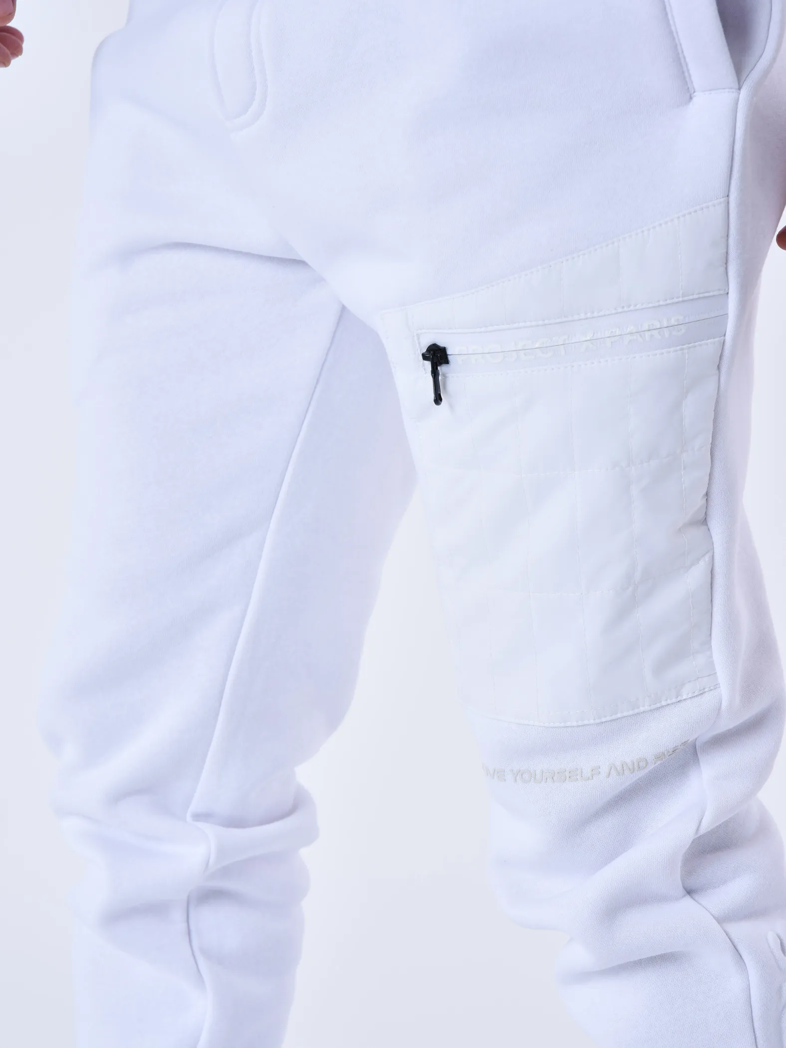 Pantalón de jogging con inserción bimaterial