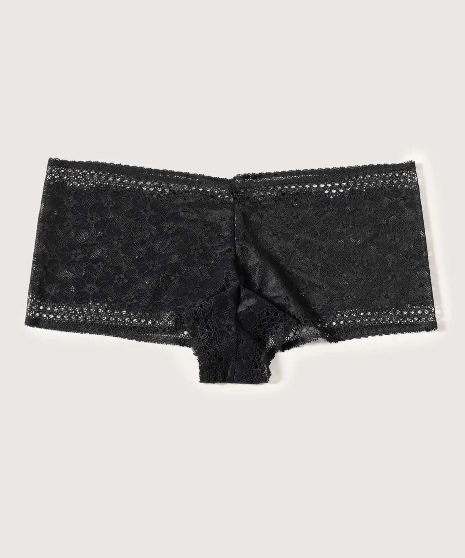 PANTY CACHETERO EN ENCAJE UNICOLOR