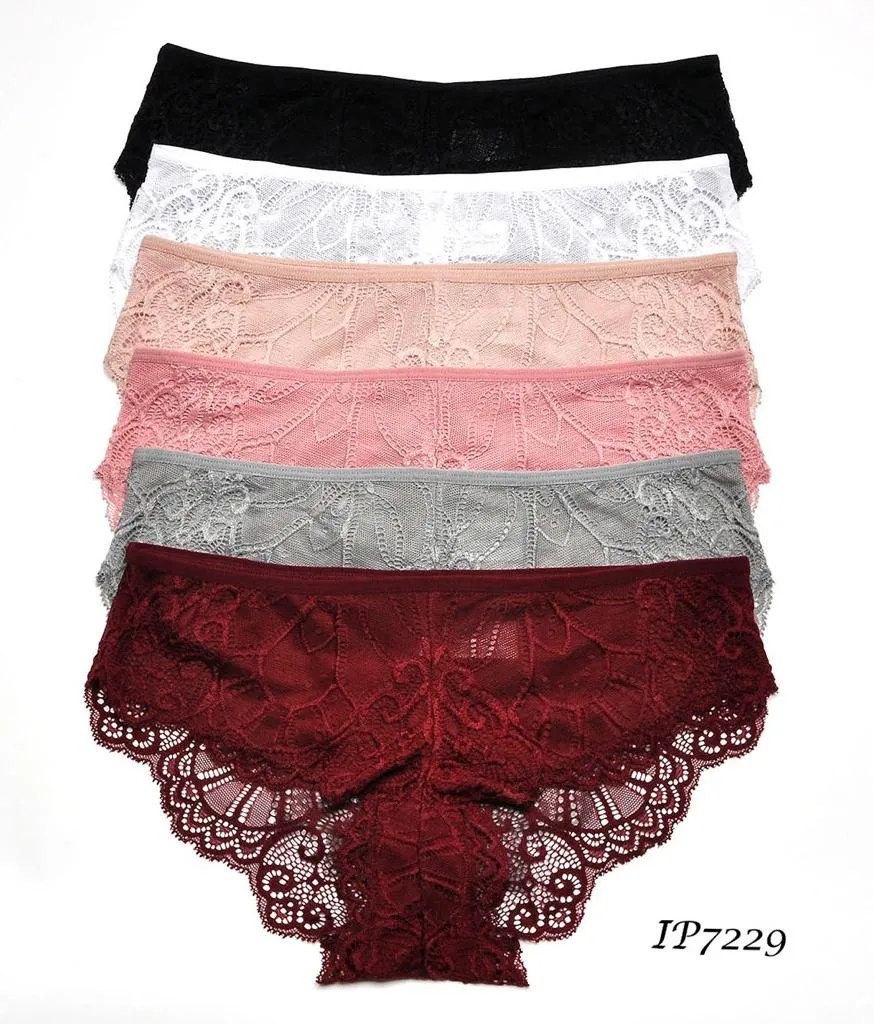 PANTY ENCAJE COMPLETO TRANSPARENTE IP7229