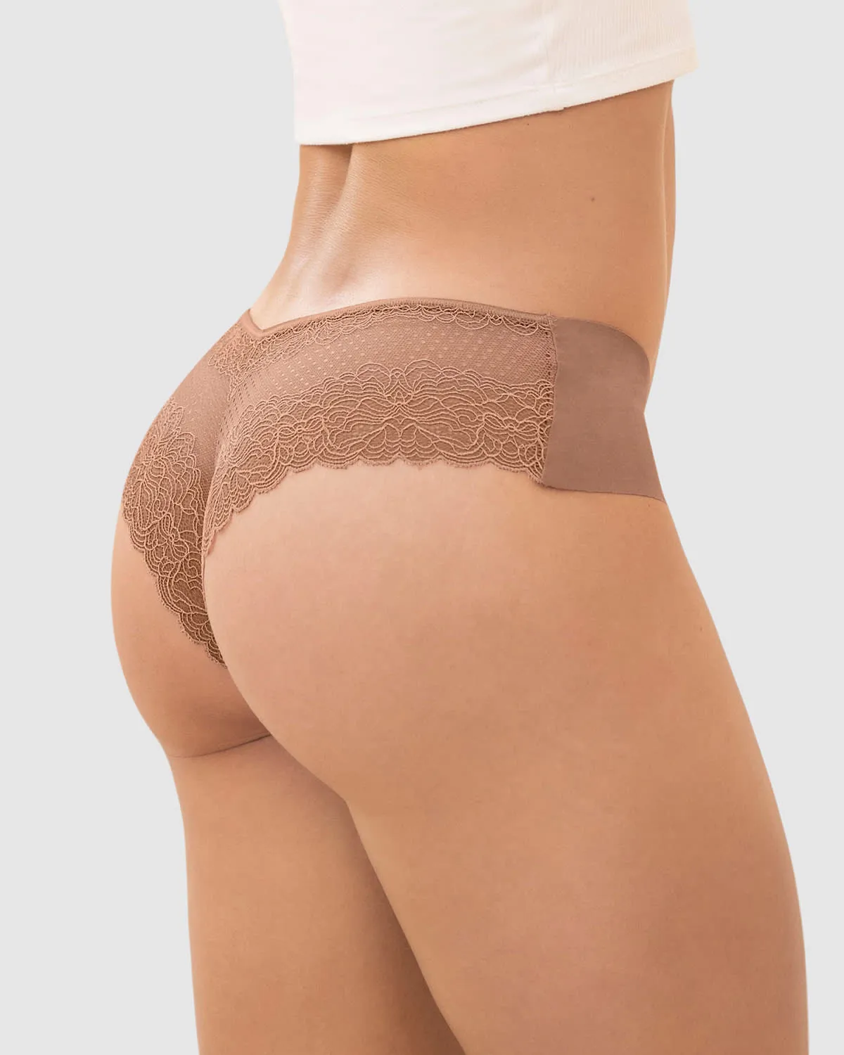 Paquetes x 2 panties cacheteros con encaje