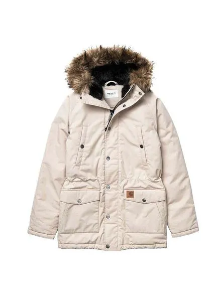 parka carhartt trapper beige para mujer