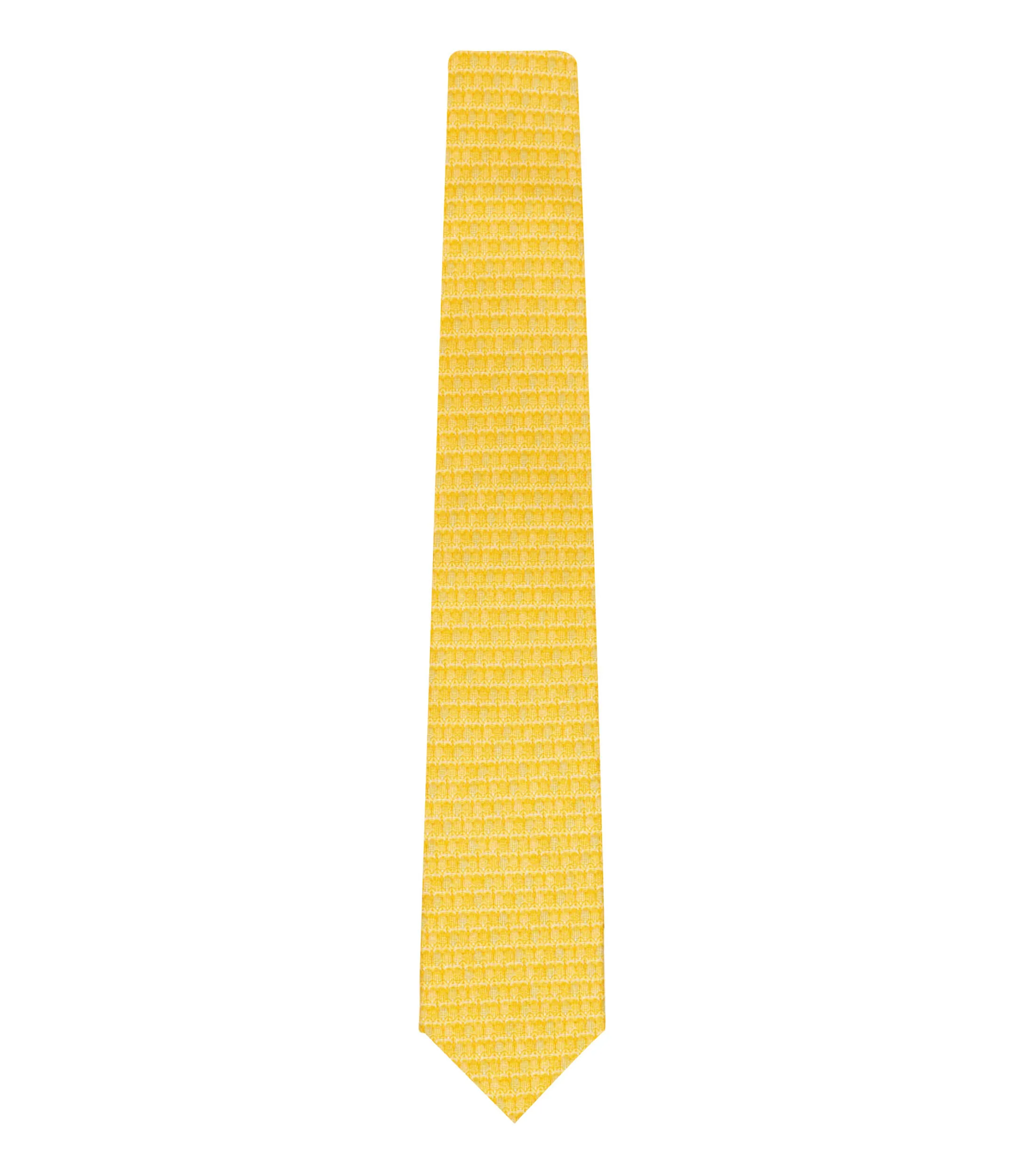 Pineda Covalin Corbata Ancha en Seda Maíz Hombre