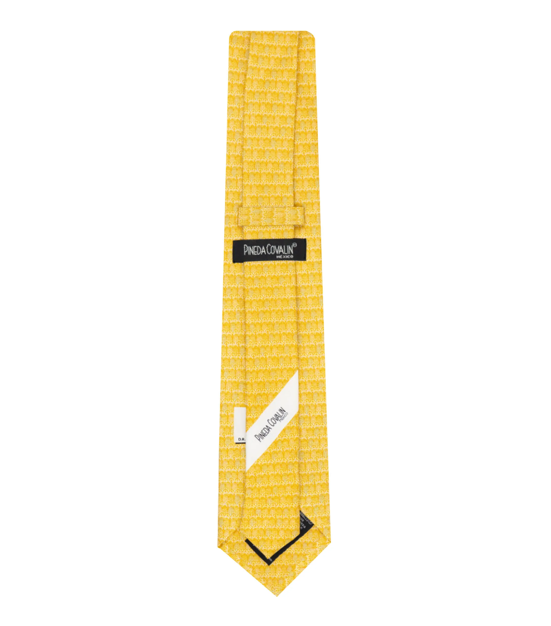 Pineda Covalin Corbata Ancha en Seda Maíz Hombre