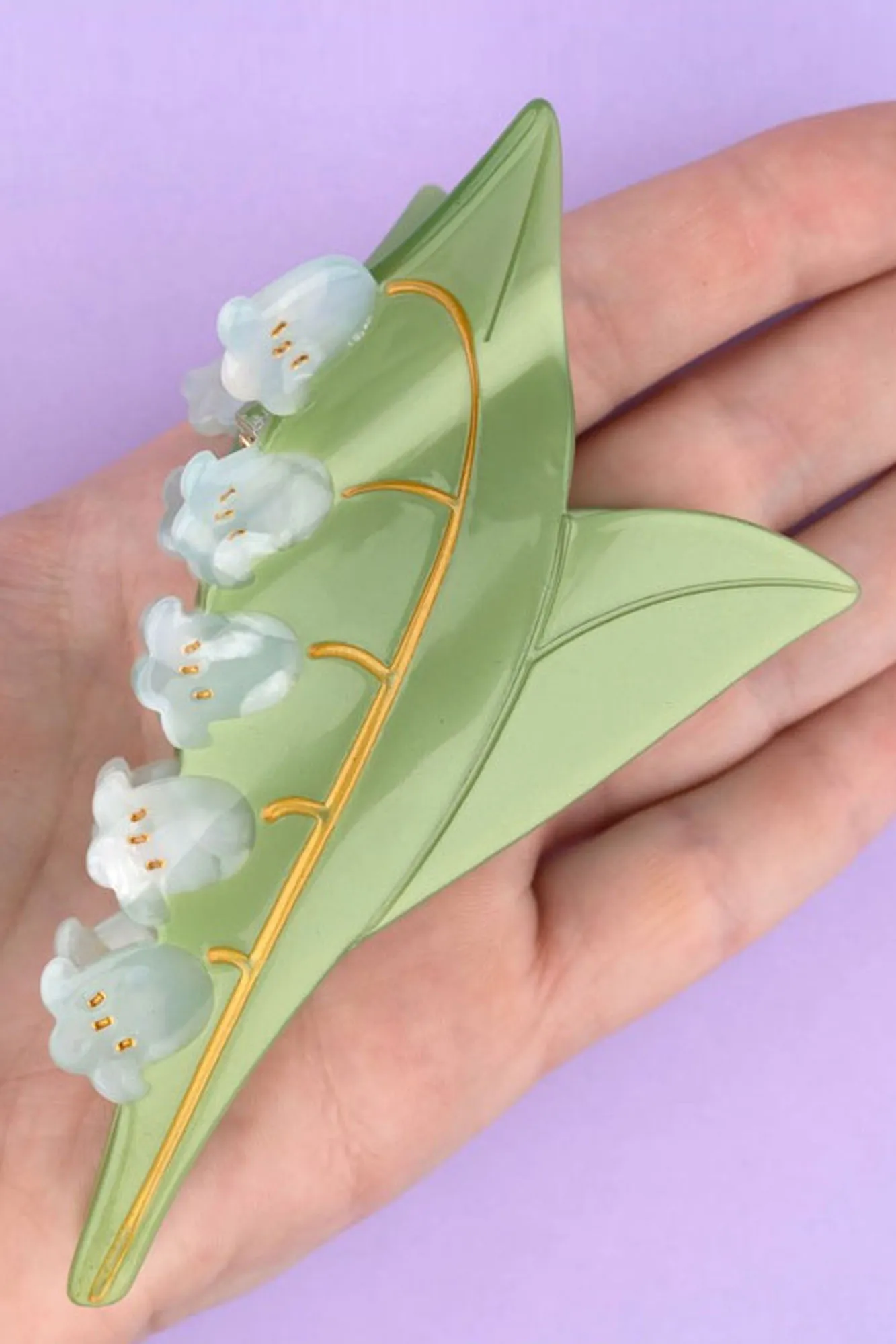 Pinza para el pelo LILY OF THE VALLEY