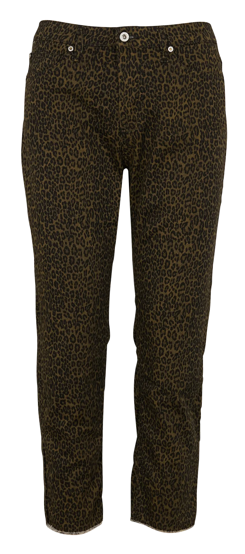 PLEASE Pantalón 7/8 estampado en marron