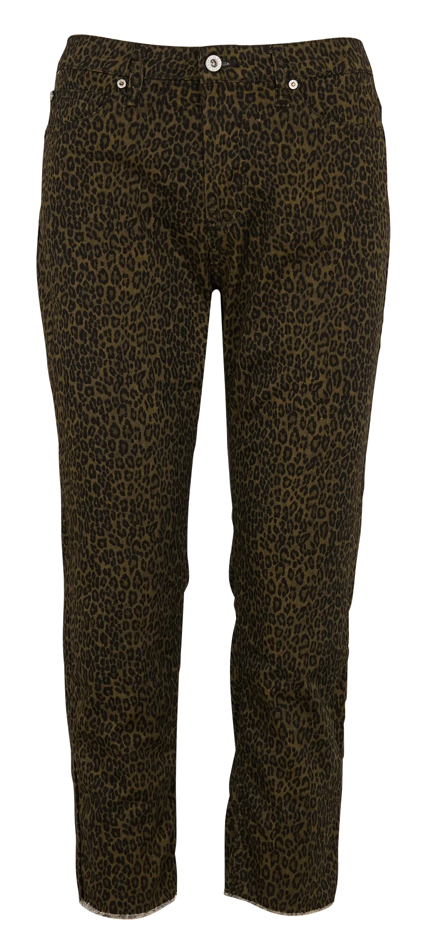 PLEASE Pantalón 7/8 estampado en marron