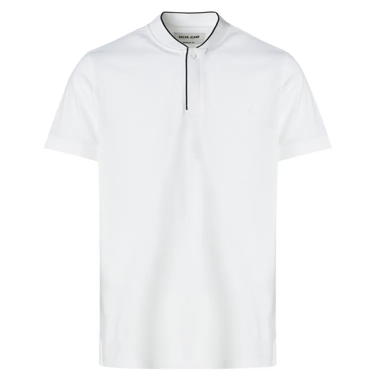 POLO CON CONTRASTE DE COLOR EN EL CUELLO HOMBRE SALSA
