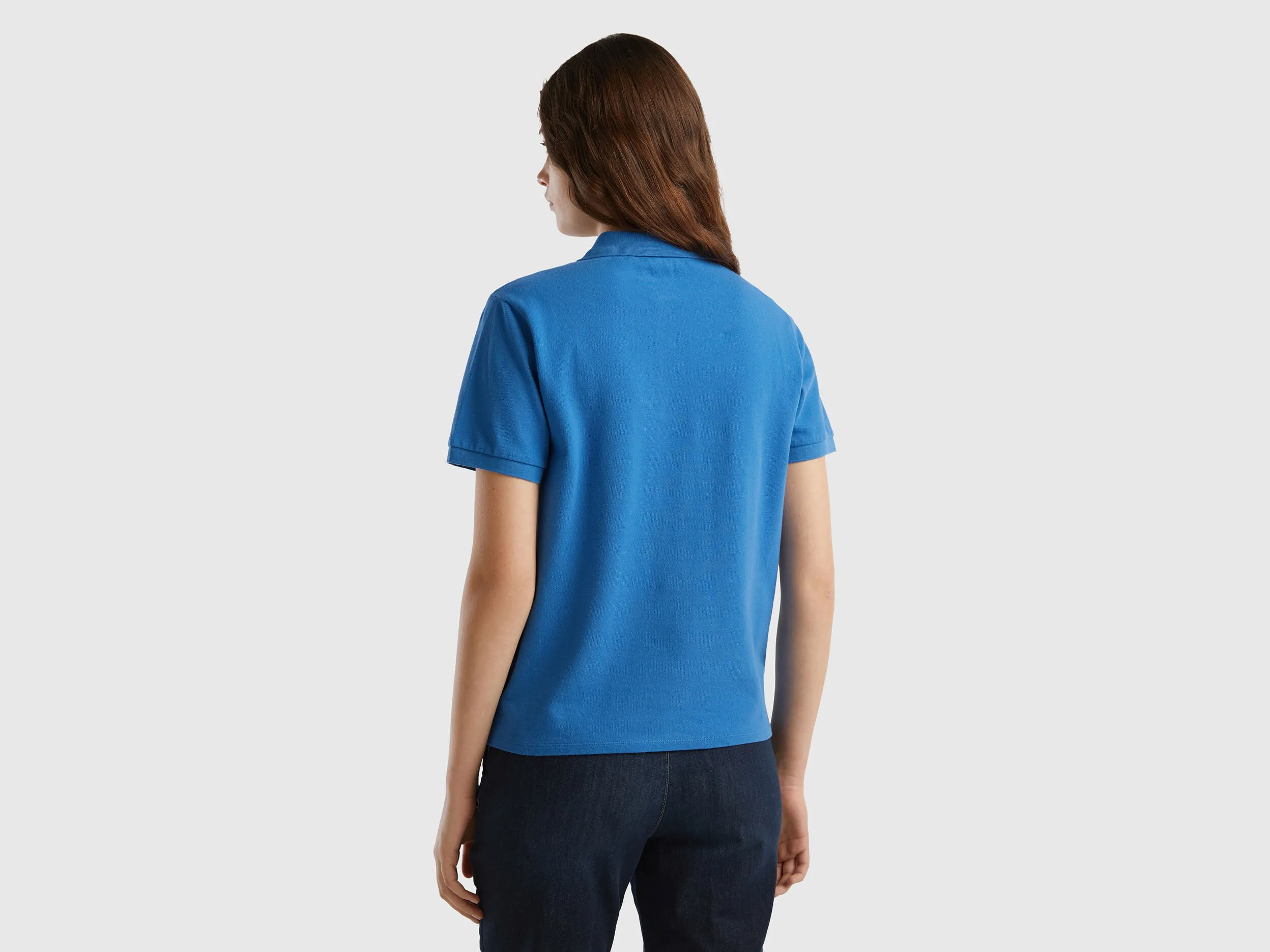 Polo de algodón orgánico elástico
