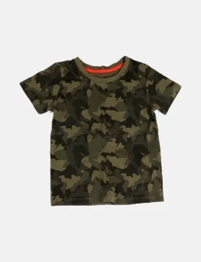 Primark Camiseta estampado militar