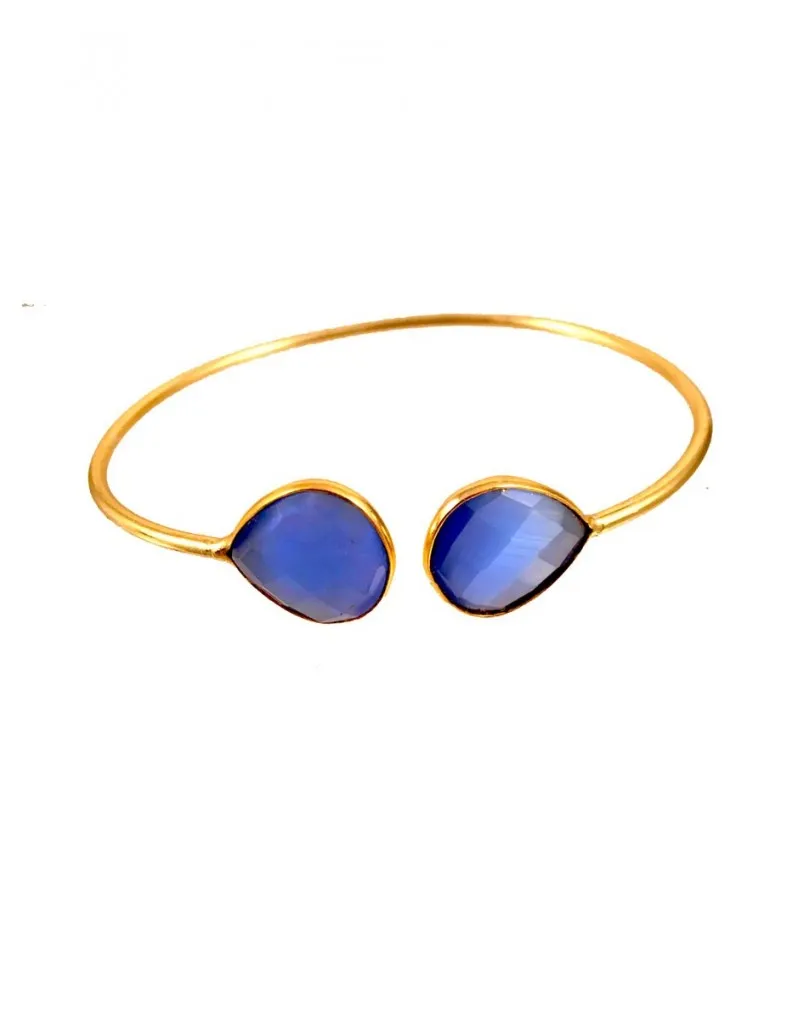 PULSERA ARO FINO CON PIEDRA
