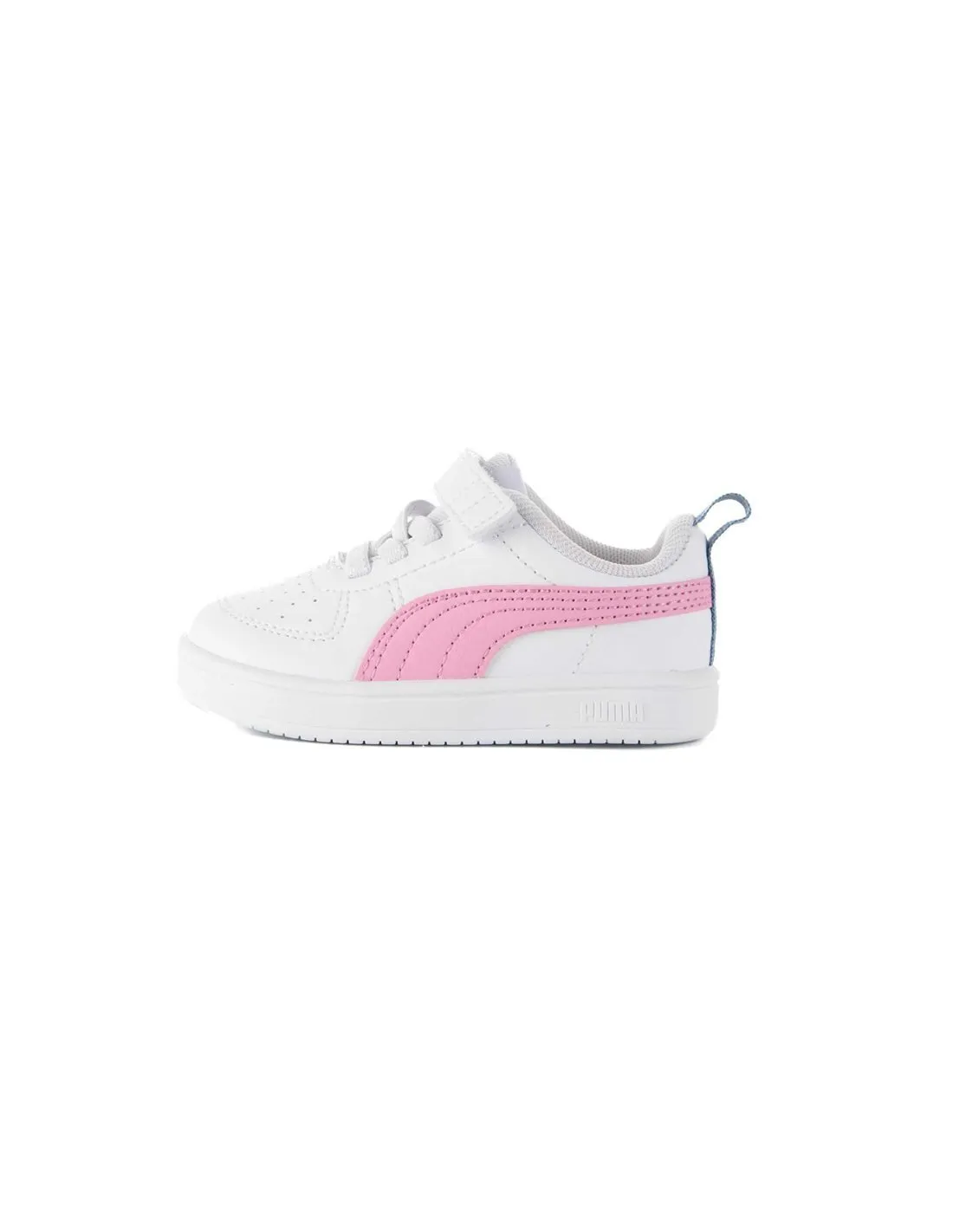 PUMA  ZAPATILLAS BLANCO Y ROSA RICKIE AC+ INF 384314 28 BEBé