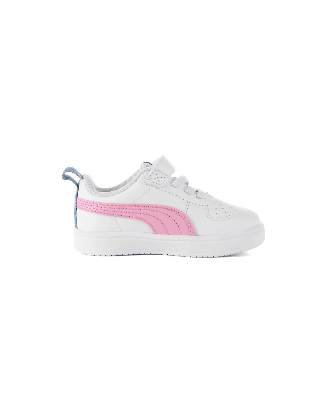PUMA  ZAPATILLAS BLANCO Y ROSA RICKIE AC+ INF 384314 28 BEBé