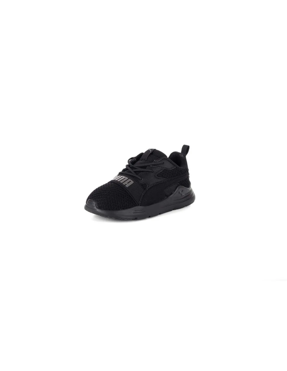 PUMA  ZAPATILLAS NEGRAS WHIRED RUN PURE 390849 01 BEBé 