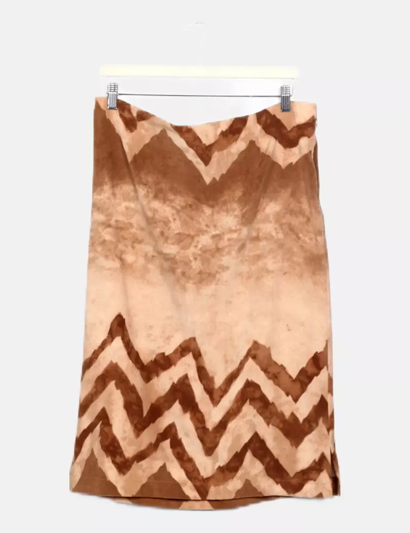 Querdani Conjunto marrón estampado