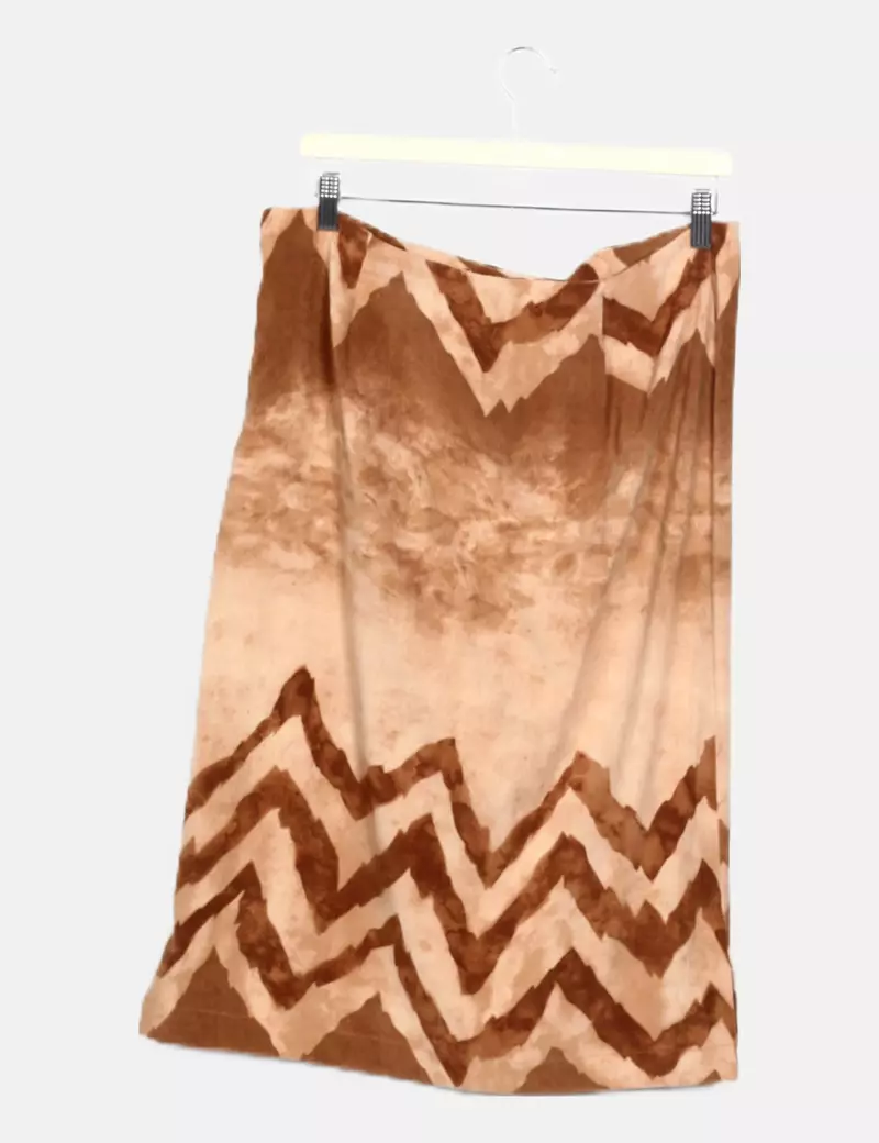 Querdani Conjunto marrón estampado