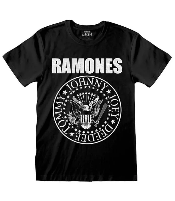 RAMONES Logo Clásico Camiseta Licencia Oficial Chico  Men Tee RATS01MB