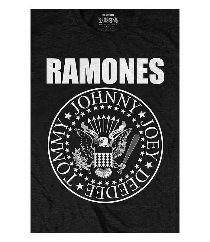 RAMONES Logo Clásico Camiseta Licencia Oficial Chico  Men Tee RATS01MB