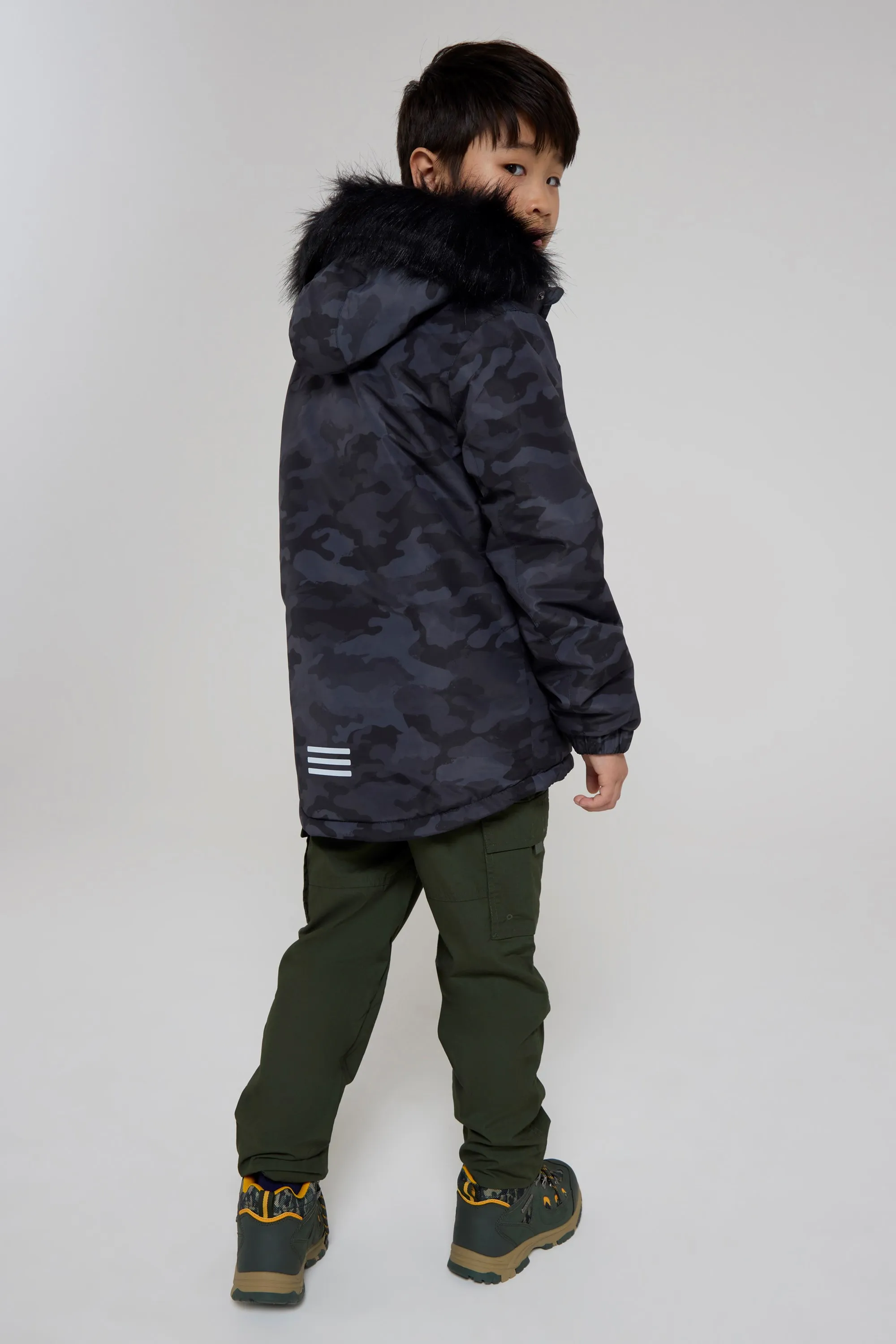 Ranger chaqueta infantil estampada resistente al agua