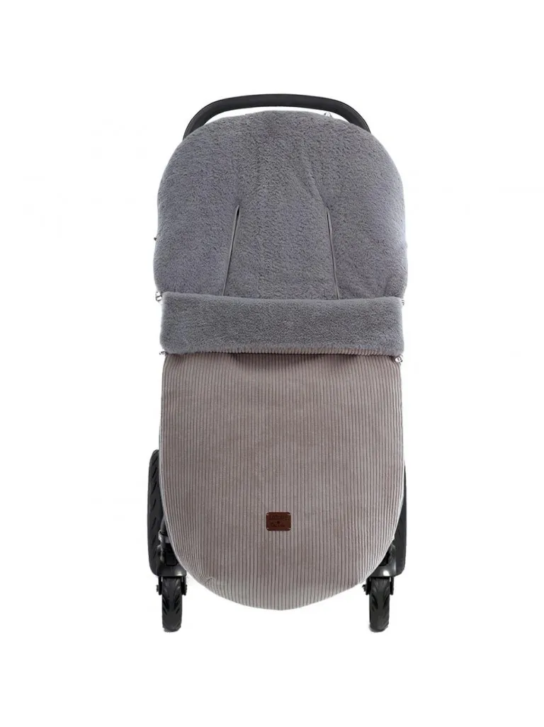 Saco para silla en pana exterior resistente al agua y pelito mouton interior
