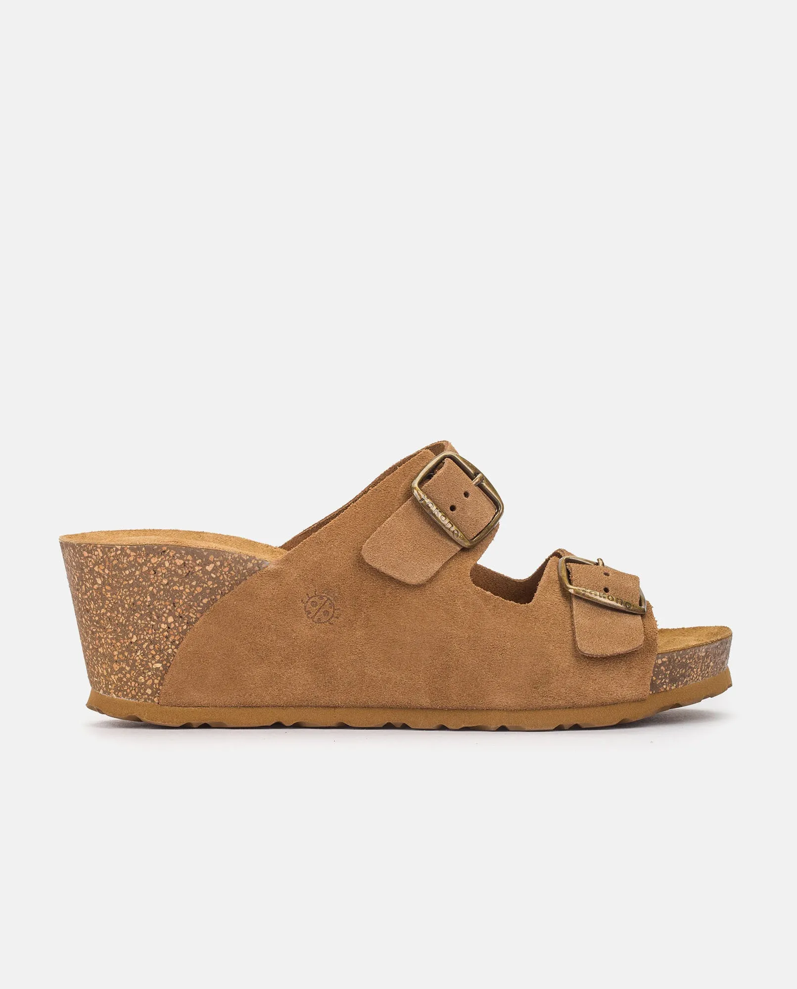 Sandalia de cuña Canela 207tjx marron