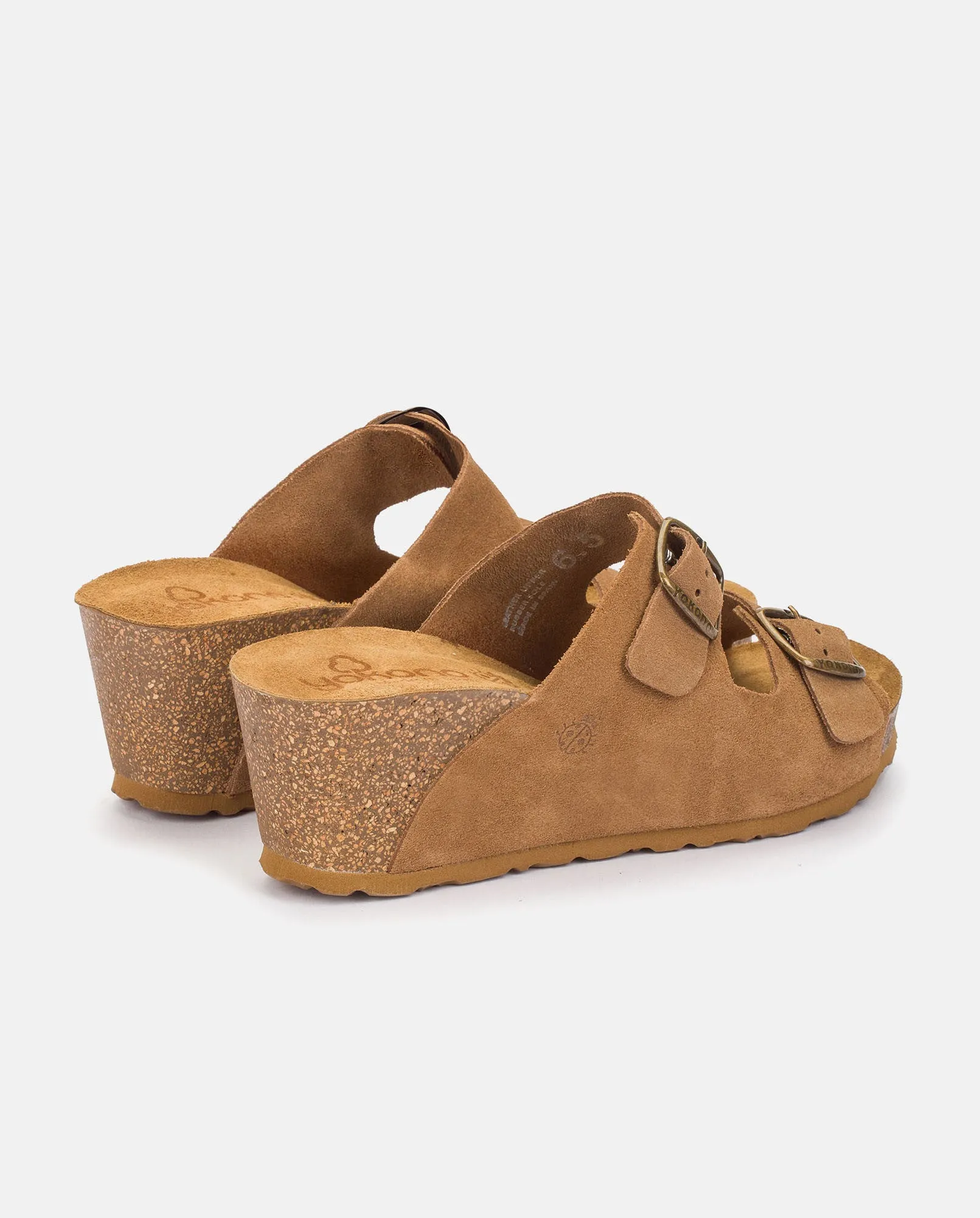 Sandalia de cuña Canela 207tjx marron
