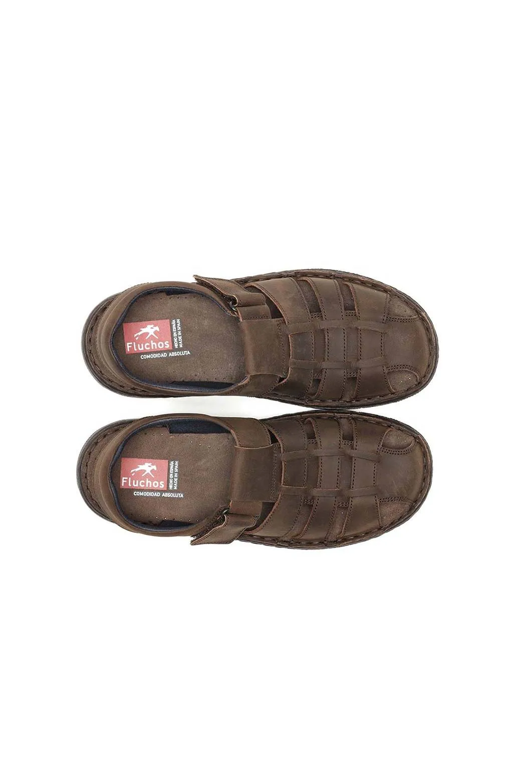 sandalia fluchos keops f1754 gaucho marron 502463