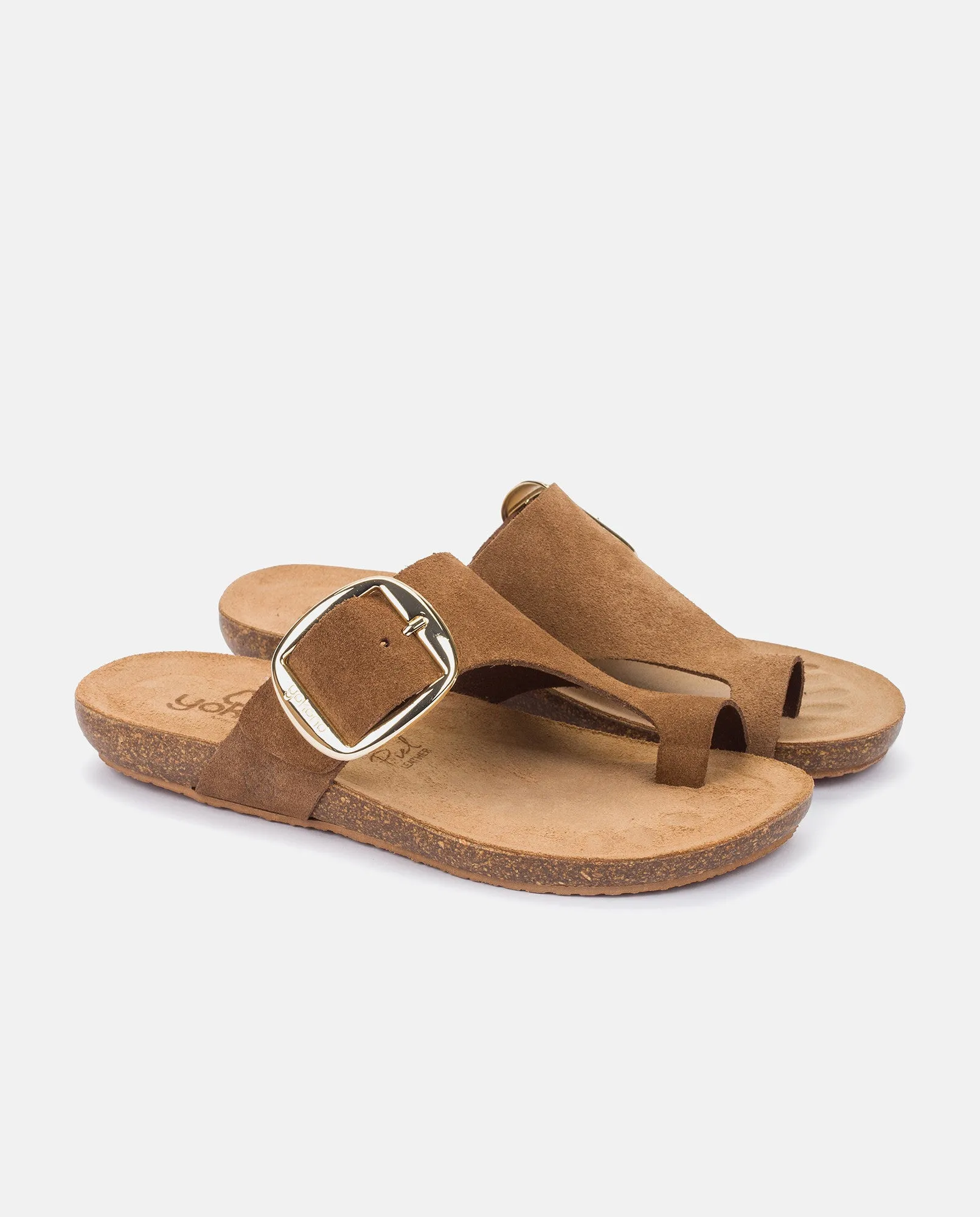 Sandalia plana Ibiza 205 marron