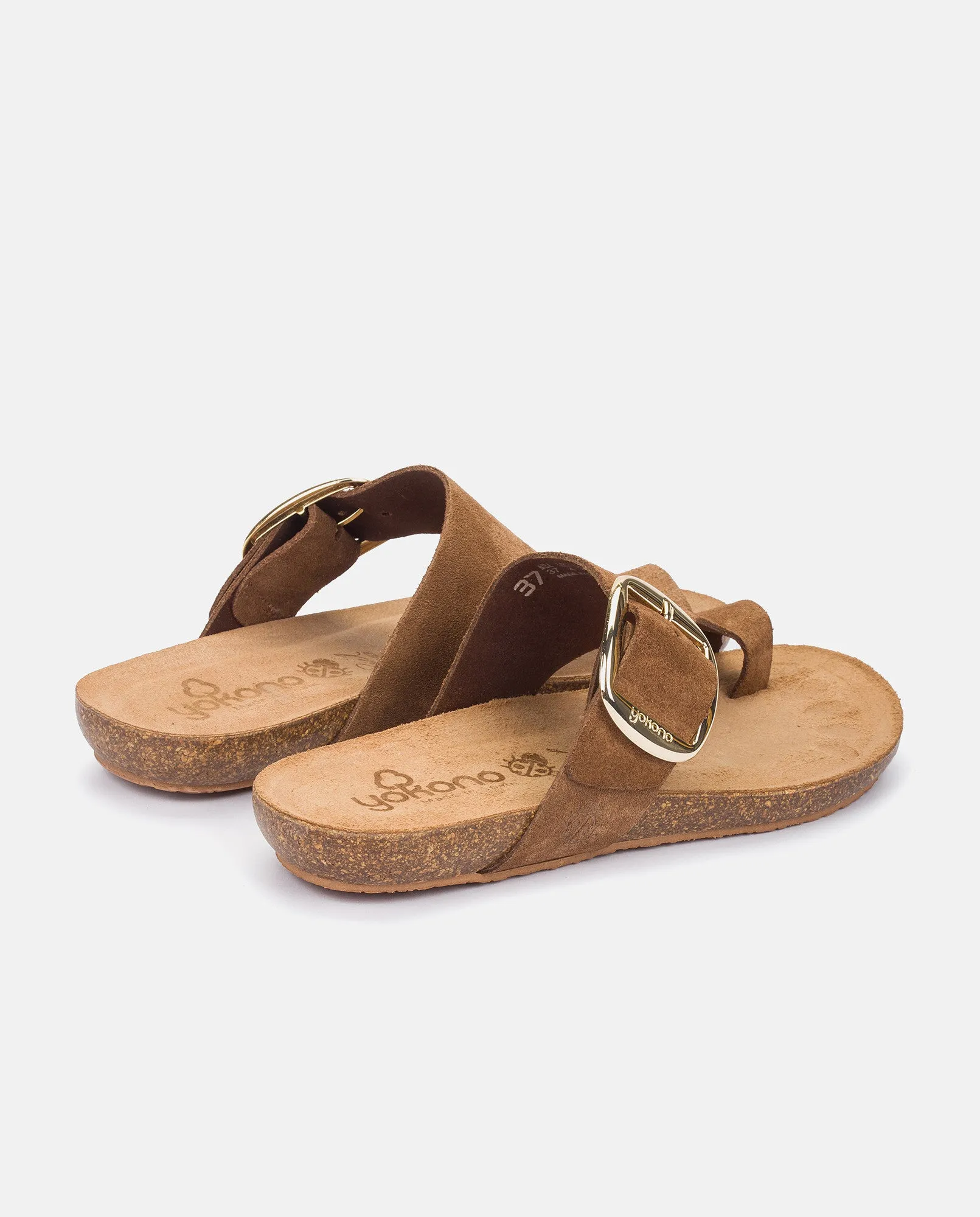 Sandalia plana Ibiza 205 marron