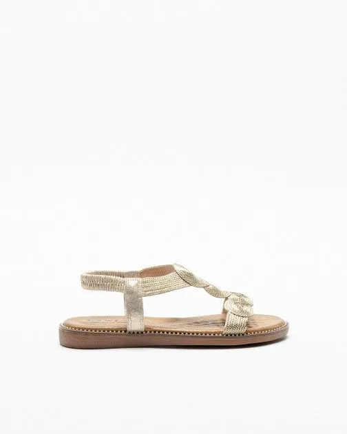 SANDALIAS PLANAS EXé ZF1982E2 DORADO