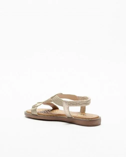 SANDALIAS PLANAS EXé ZF1982E2 DORADO