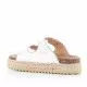 sandalias QUETS! plateadas con plataforma