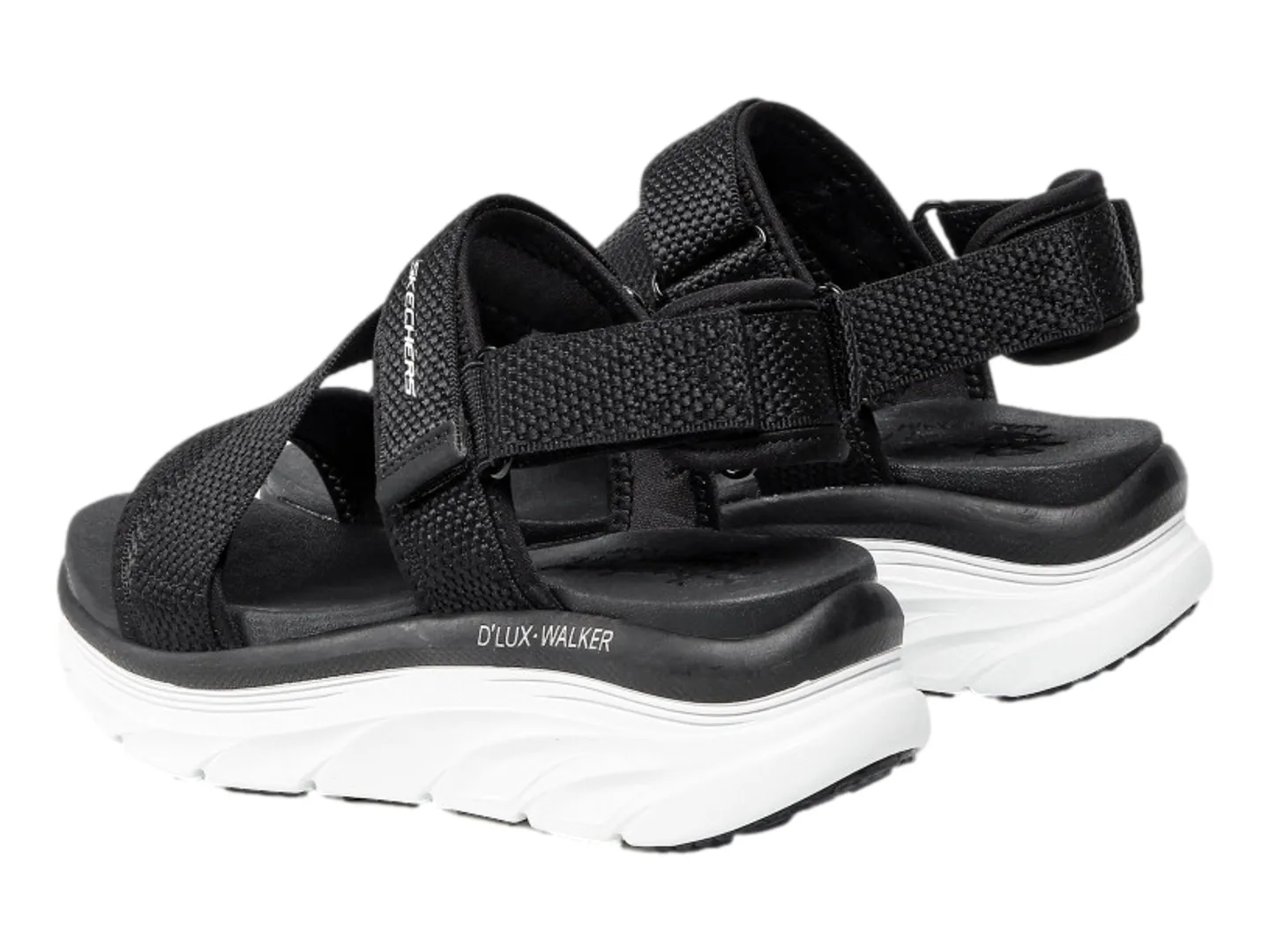 Sandalias Skechers Cali Negro Para Mujer