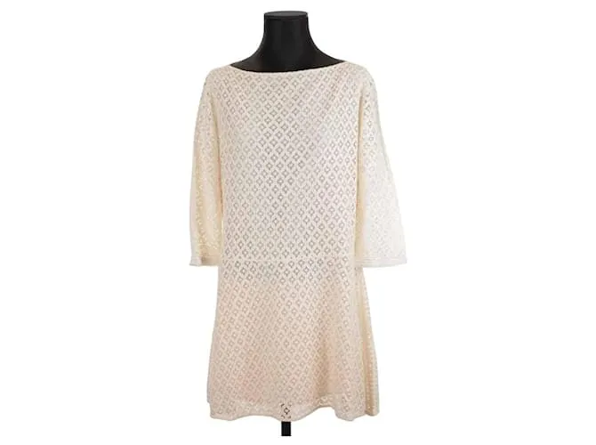 See by Chloé Vestido con encaje Blanco 
