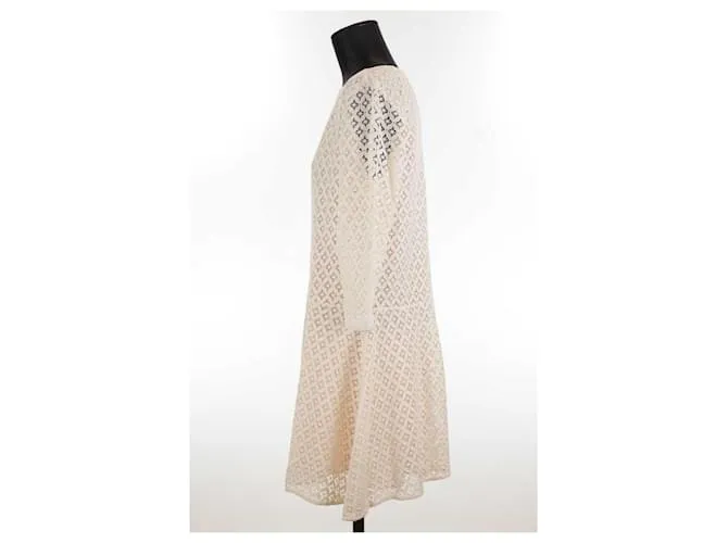 See by Chloé Vestido con encaje Blanco 
