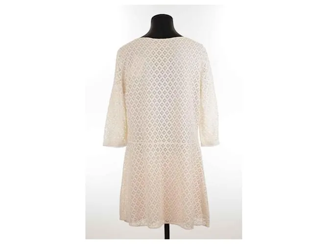 See by Chloé Vestido con encaje Blanco 