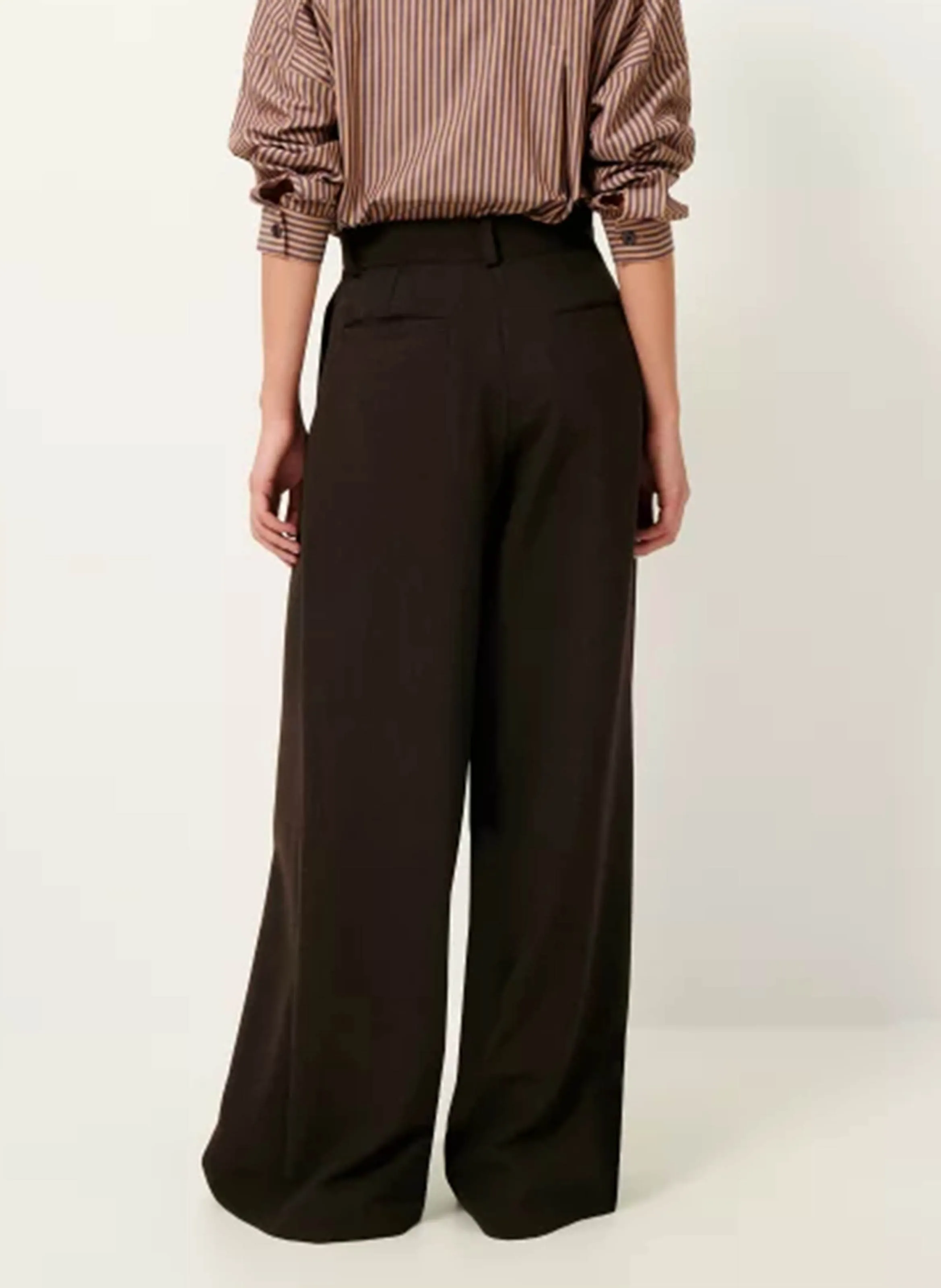 SESSUN PROVENCO  PANTALóN ANCHO EN MARRON