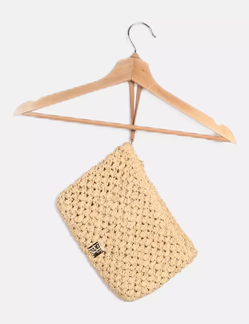 Sfera Bolso beige paja