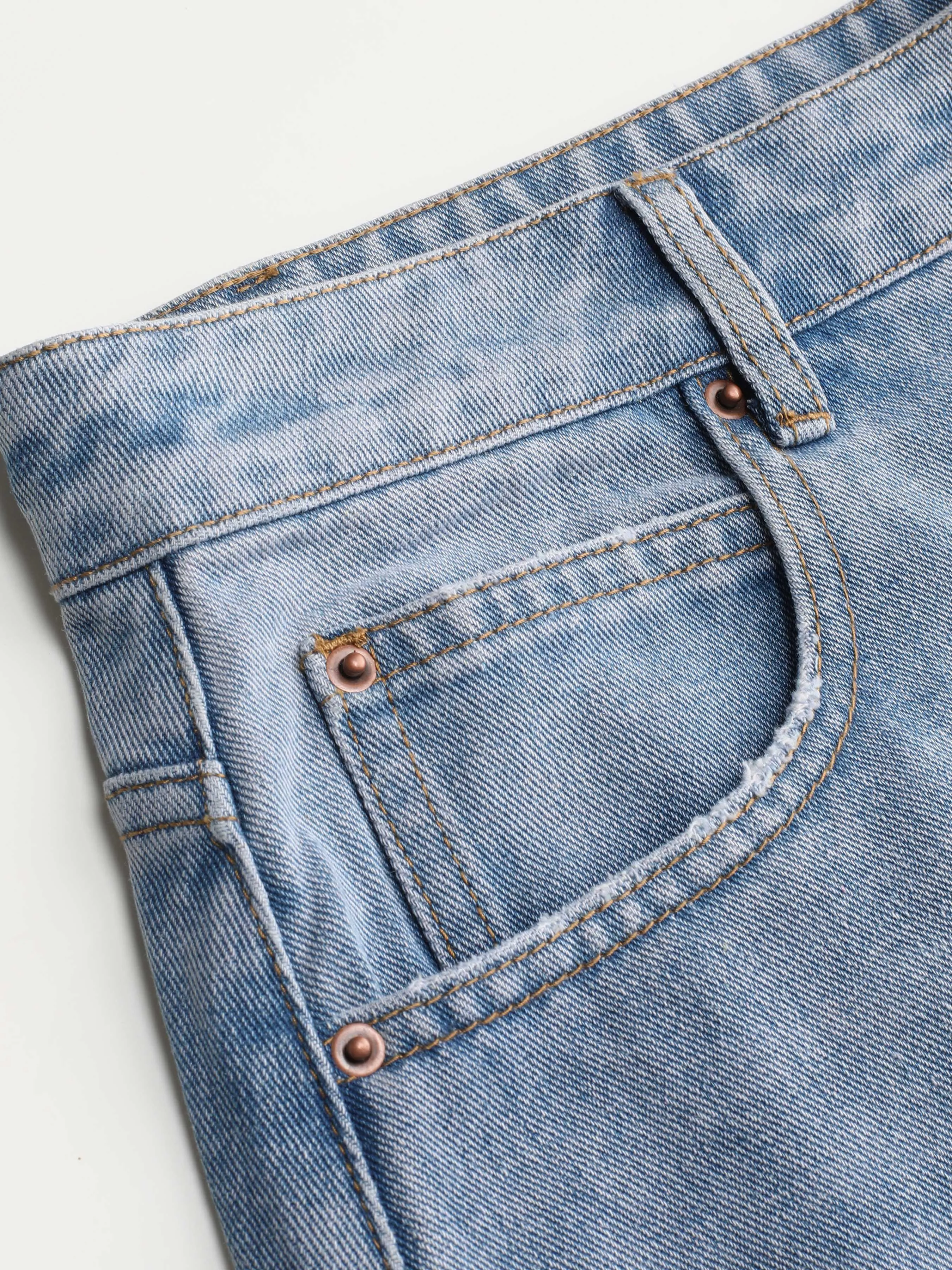 Shorts Vaqueros con Bolsillo Curvy