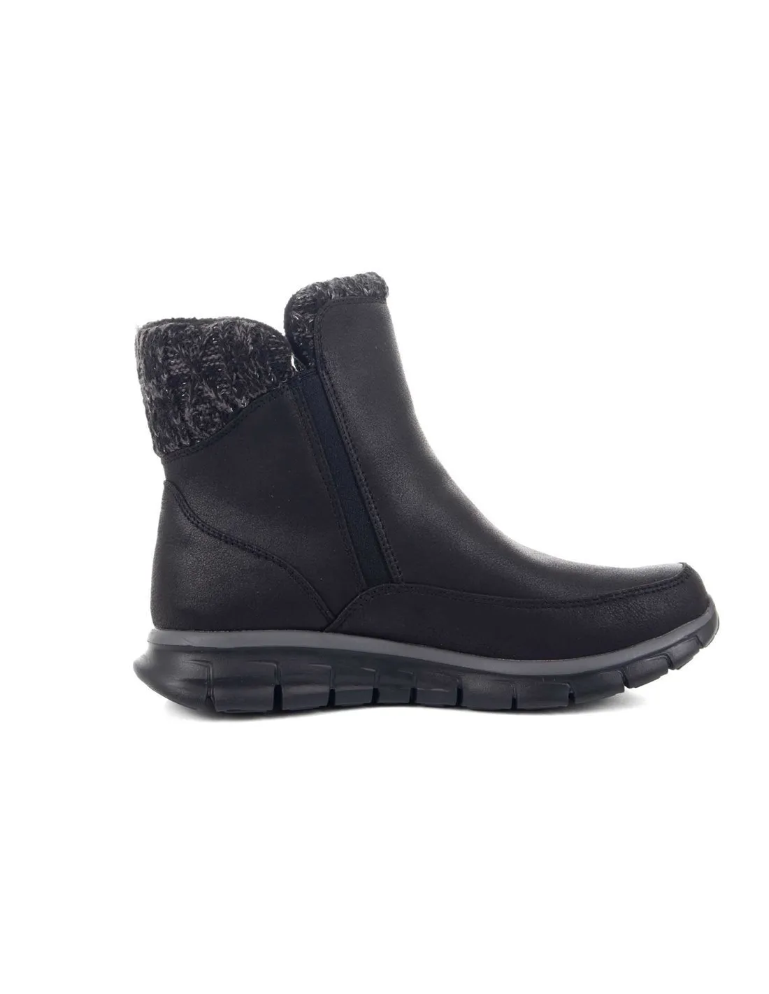 SKECHERS  BOTAS NEGRAS SYNERGY LOVELY COLLAB 167941 MUJER