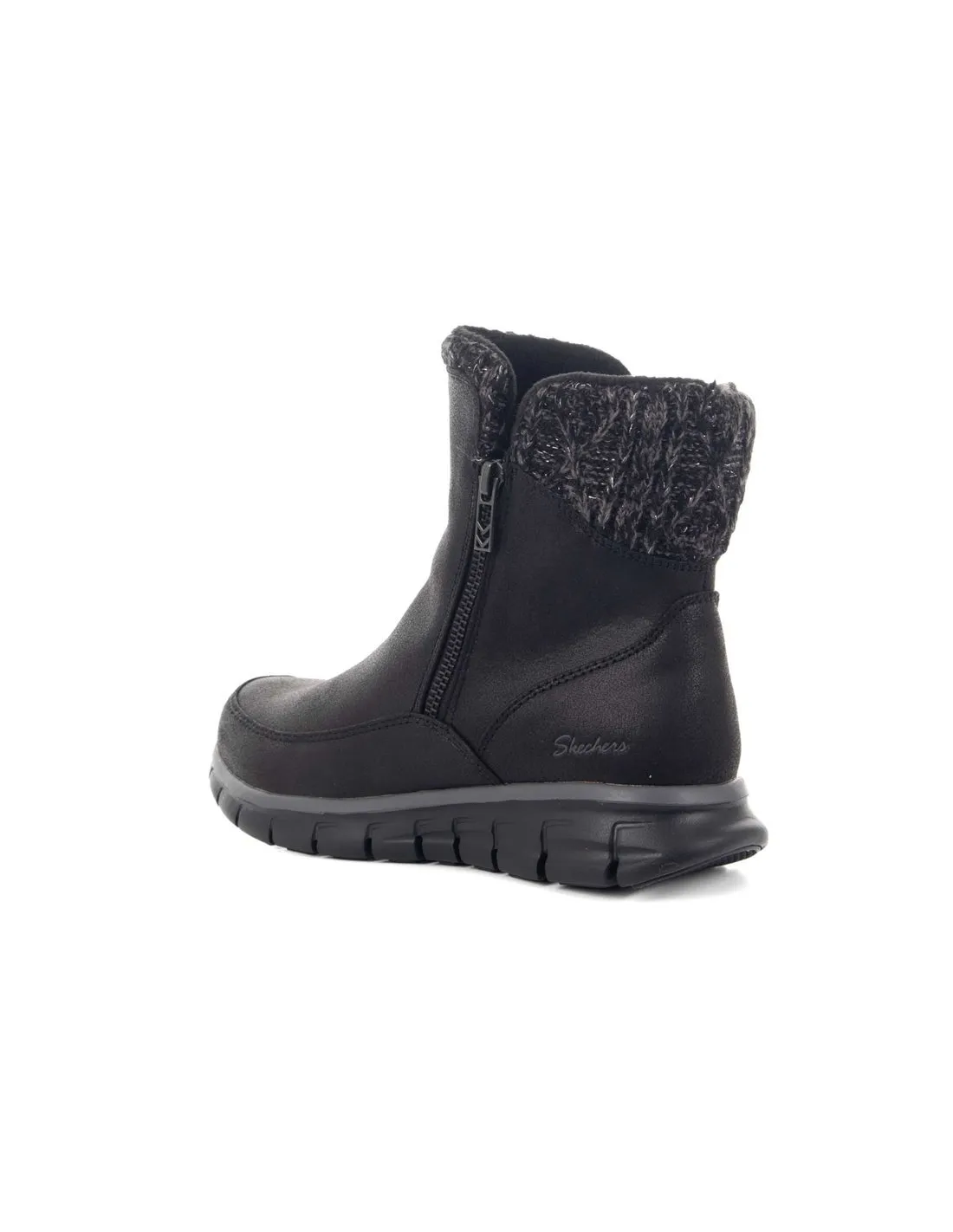SKECHERS  BOTAS NEGRAS SYNERGY LOVELY COLLAB 167941 MUJER