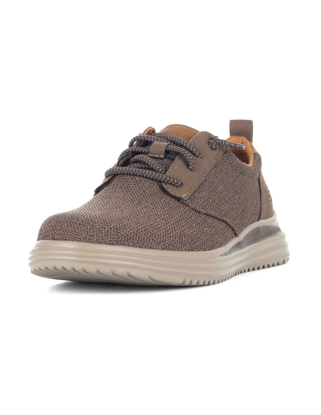 SKECHERS  ZAPATILLAS MARRONES PROVEN GLADWIN 204669/BRN HOMBRE